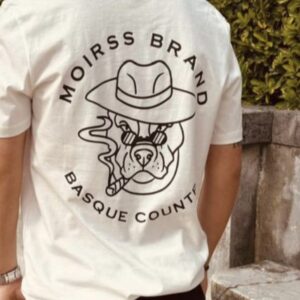 camiseta moirss brand blanca