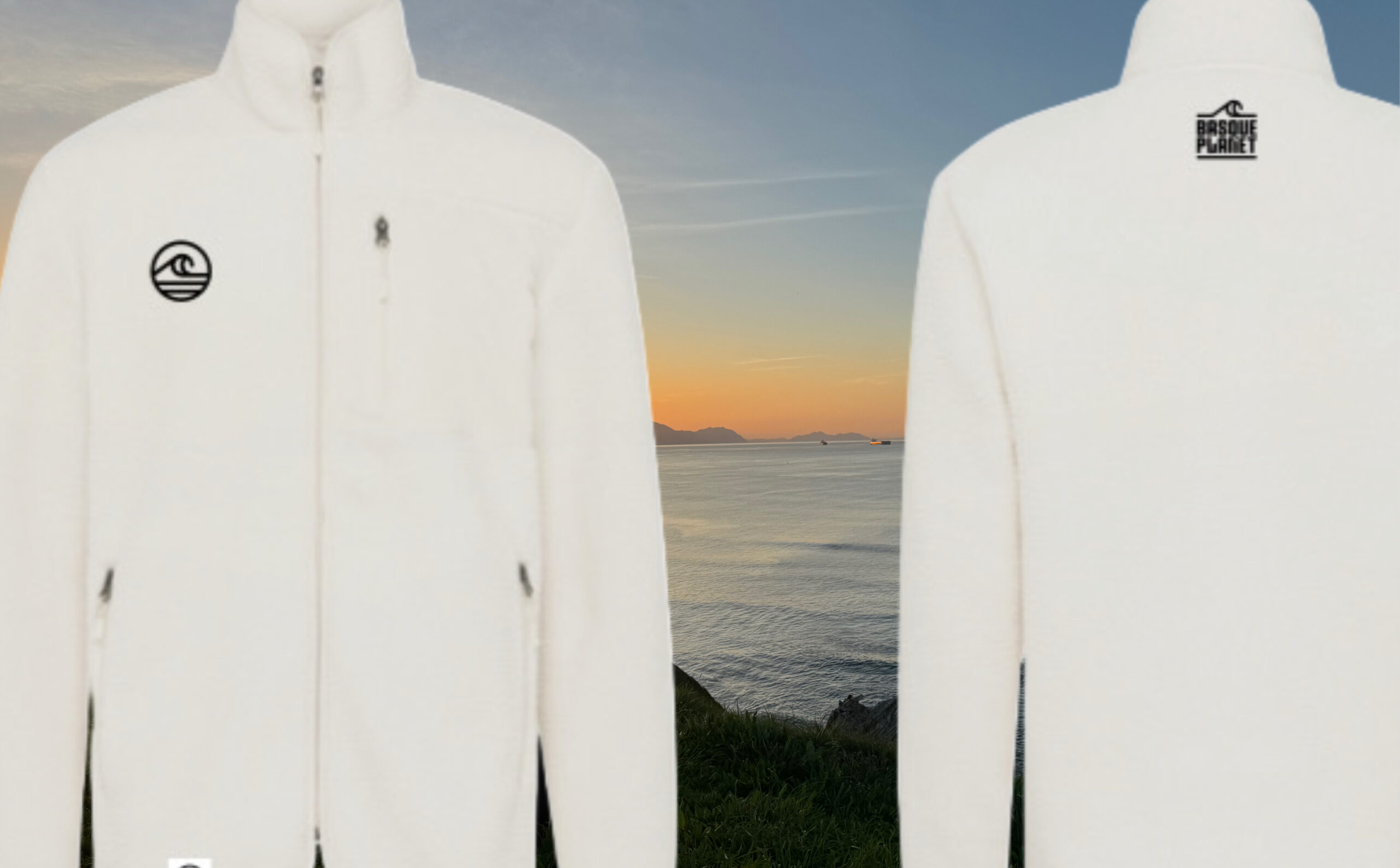 basque planet white polar jacket