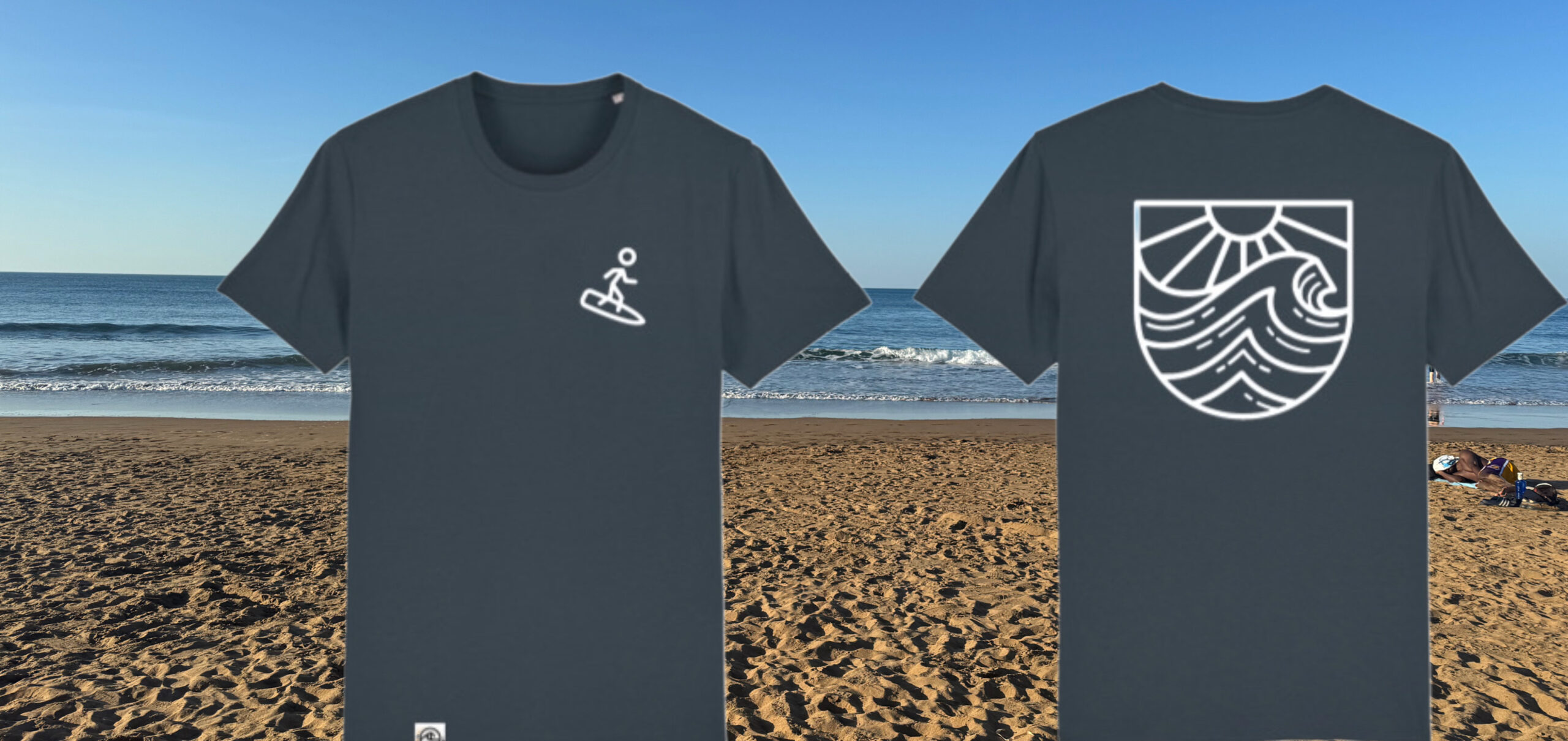 camiseta logo surfer